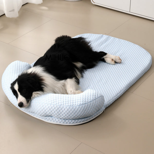 New Summer Pet Cooling Mat Dog Bed Ice Bean Breathable Cat Cushion